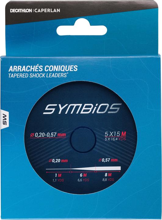 Caperlan shock leader. 310522 (17.20 kg, 0.25 mm)