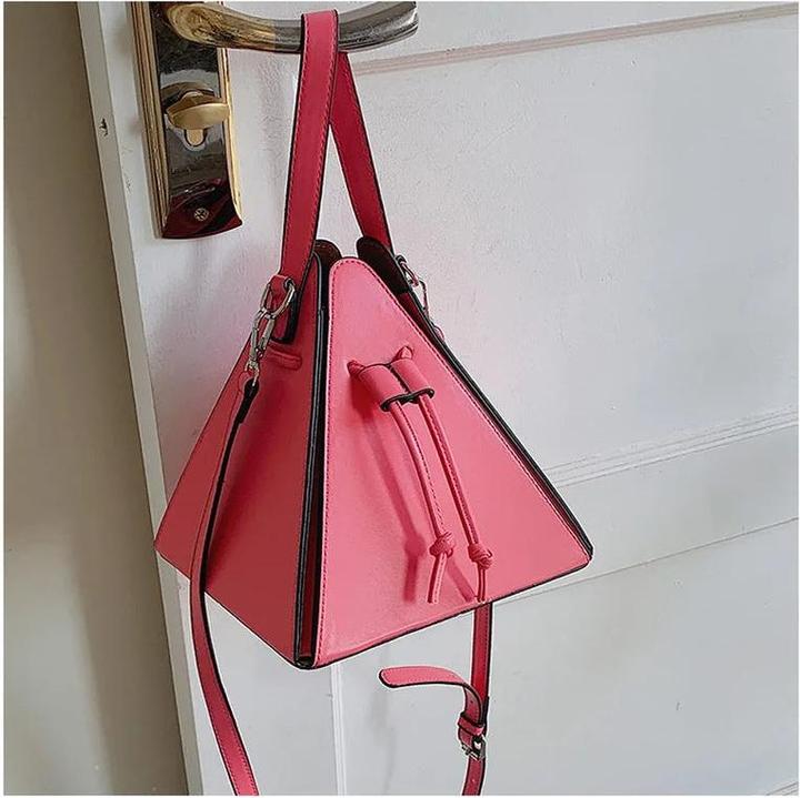 Immagine prodotto Only-Bags.Store Mini borsa con coulisse, borsa a tracolla in tinta unita, pochette in ecopelle