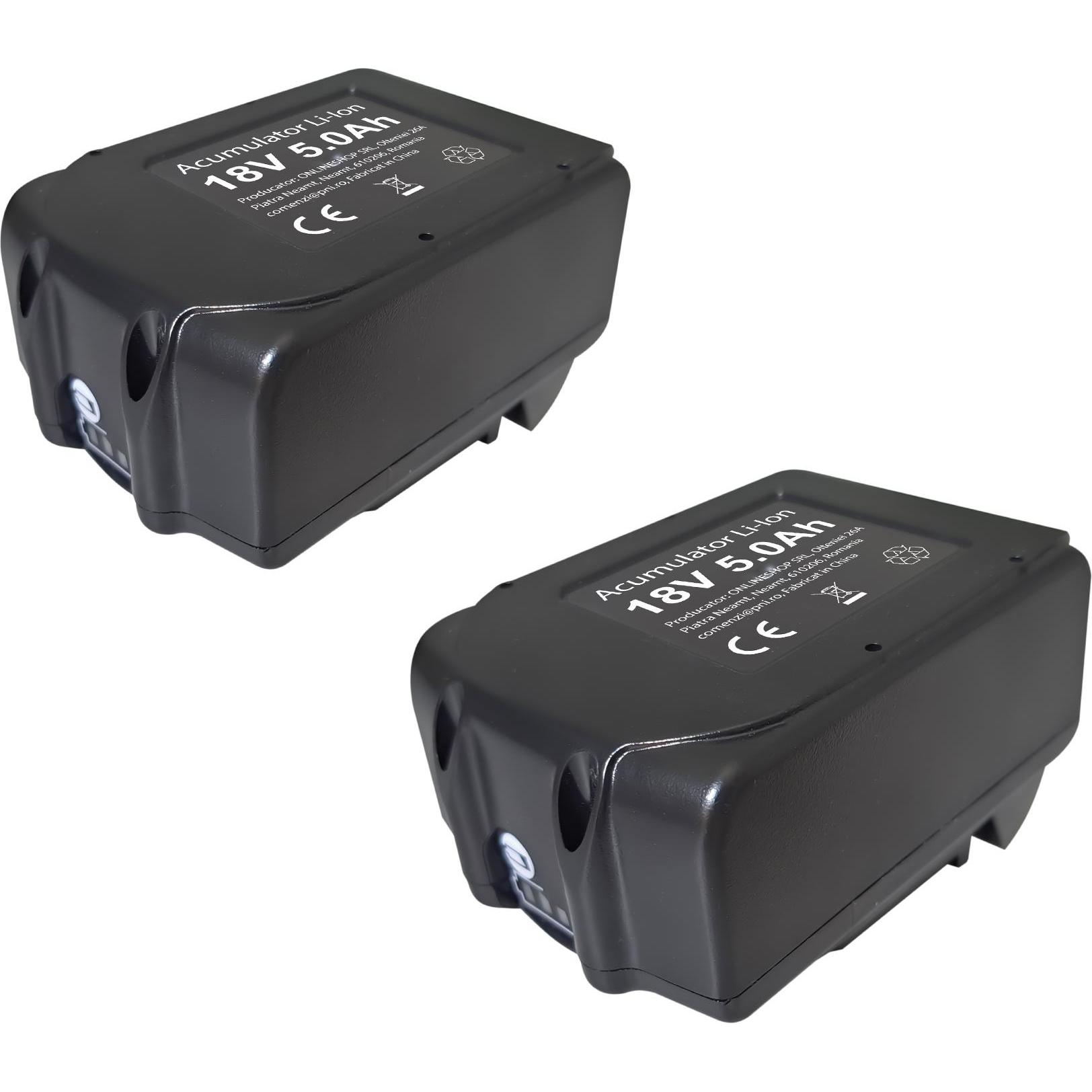Thumbnail - PNI, Säbelsäge, DCH218 Doppelakku-Ladegerät mit zwei USB-Anschlüssen, inklusive 2 18-V-5-Ah-Akkus