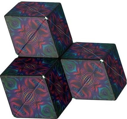 Actual product image Shashibo GeoBender Cube Spaced Out (Multilingual)