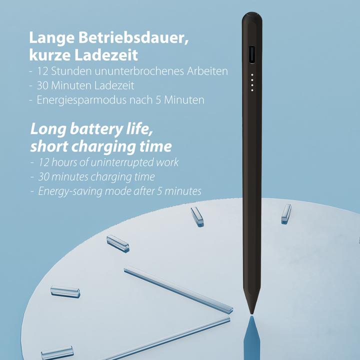 Image du produit LMP DigiPen BK,digital pen for iPad,140 mAh,USB-C charging