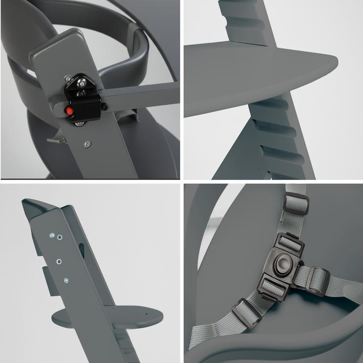 Actual product image BabyGo Family Pro grey (Highchair)