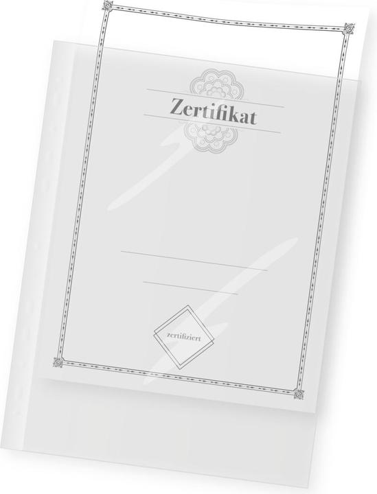 Produktbild Idena Prospekthüllen A4 30er genarbt 80µ (A4, 30 x)
