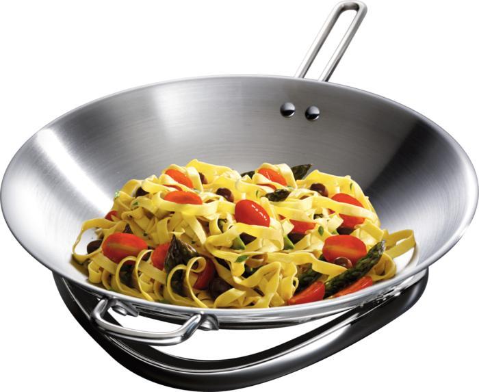 Produktbild Electrolux INFI-WOK frying pan (34 cm, Wok Pfanne, Edelstahl)