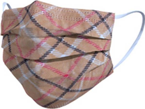 Produktbild Timask Einweg-Mundschutz Schottisch (50 Stk) (Typ IIR, 50 x)