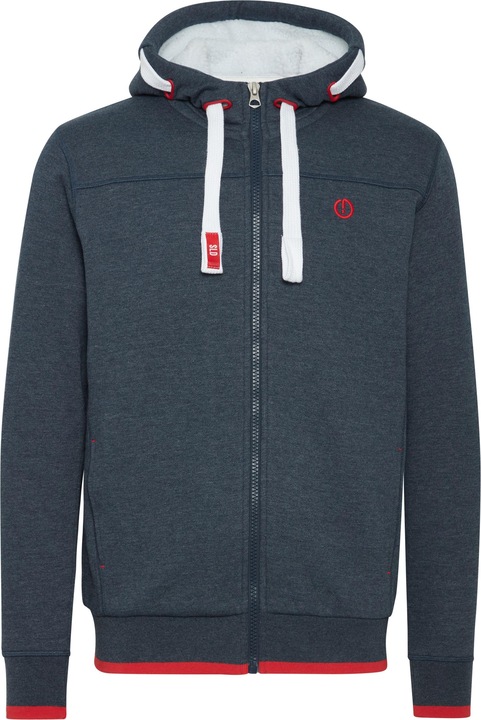 Image du produit Solid BenjaminZip Pile Veste En Sweat Avec Peau De Mouton Zippé Sweat-Shirt Pour Homme À CapucheDoub (M)