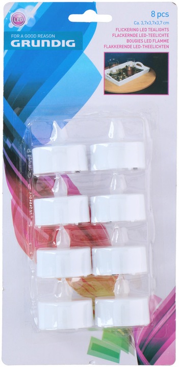 Produktbild Grundig Teelicht-Blink-LED, 8St. (8 x)