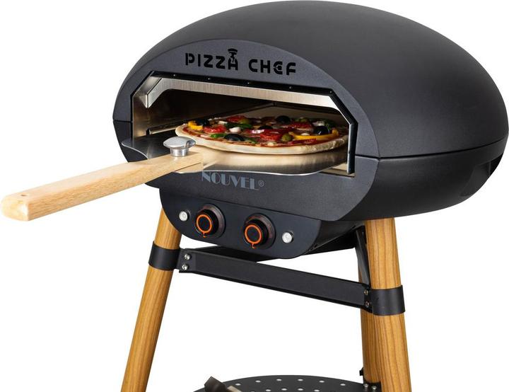 Actual product image Nouvel Pizzaofen Woody, Breite: 50 cm, Höhe: 130 cm (Electric pizza oven)