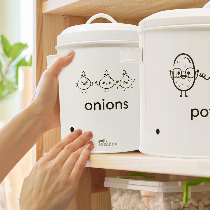 Kitchen 3er-Set Kartoffel-Zwiebel-Knoblauch Aufbewahrung