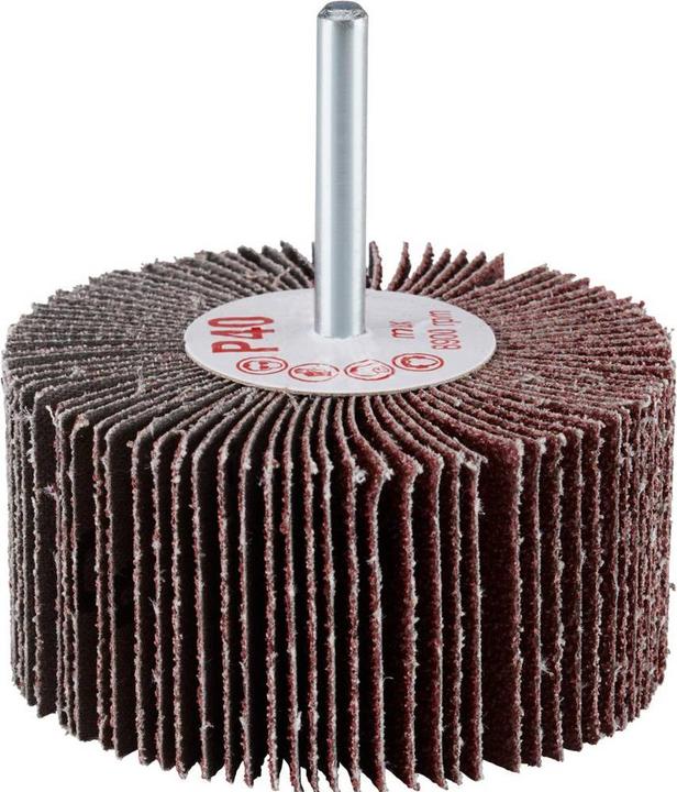 Image du produit Rhodius 305648 FS, 10 Stück Fächerschleifer 80 x 40 x 6,0 mm, Korn 40, T (40)