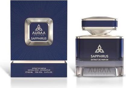 Immagine prodotto Auraa Desire Sapphirus Extrait De Perfume 100ml di Audace fragranza agrumata e speziata per uomo (Eau de parfum, 100 ml)