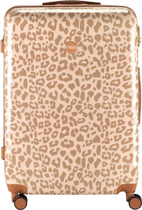 Actual product image Princess Traveller Leopard - Reiskoffer - CrÃ¨me/Taupe - L - 76cm (107 l)