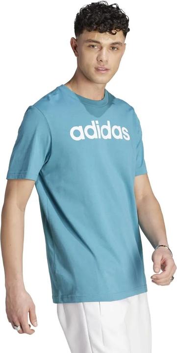 Actual product image adidas Mens Essentials Linear Embroidered Logo T-Shirt (S)