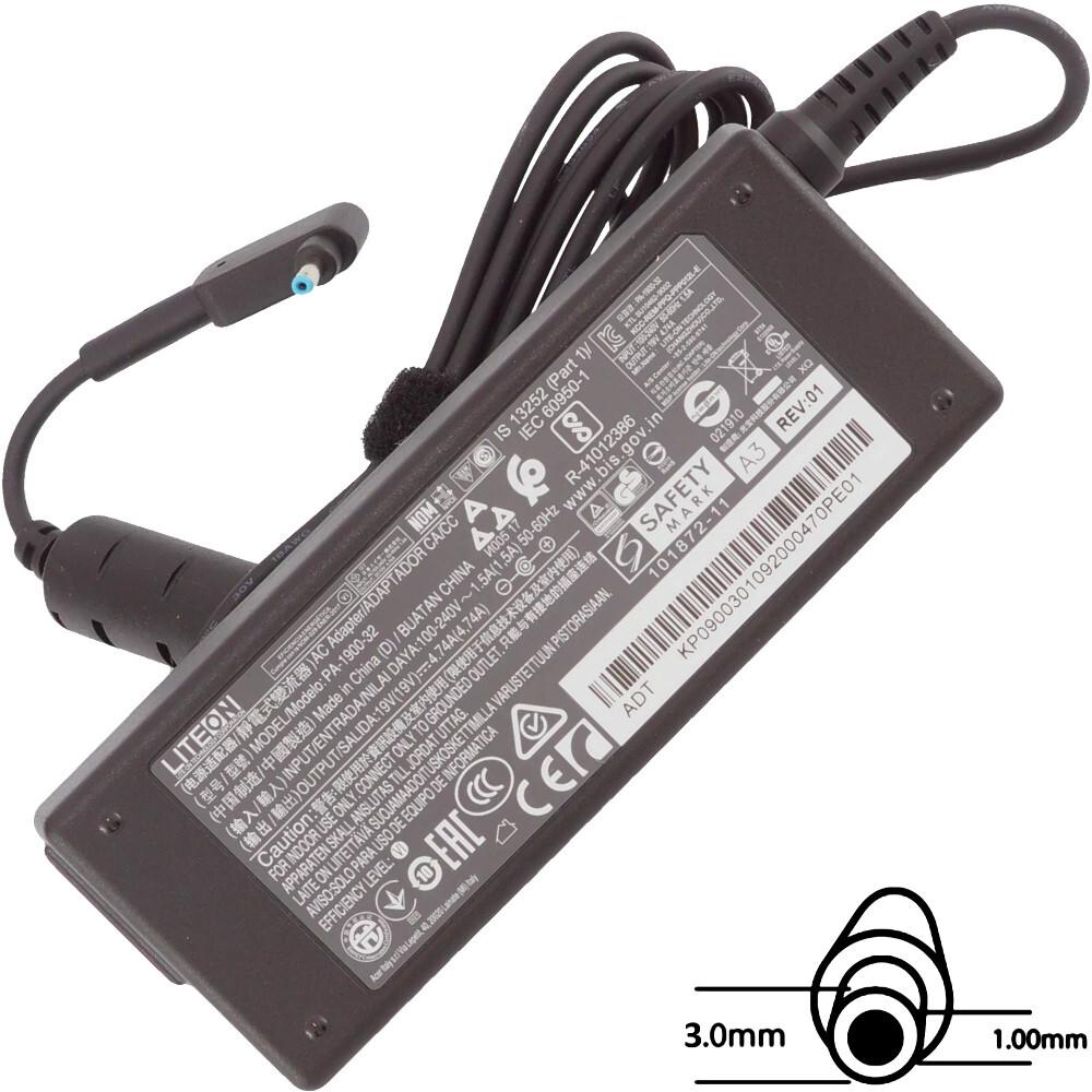 Acer originaler Adapter 90W19V (ohne Kabel) (90 W), Notebook Netzteil