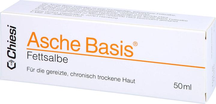 Actual product image Chiesi Ash Base Grease Ointment, 50 ml Grease Ointment (Body cream, 50 ml)