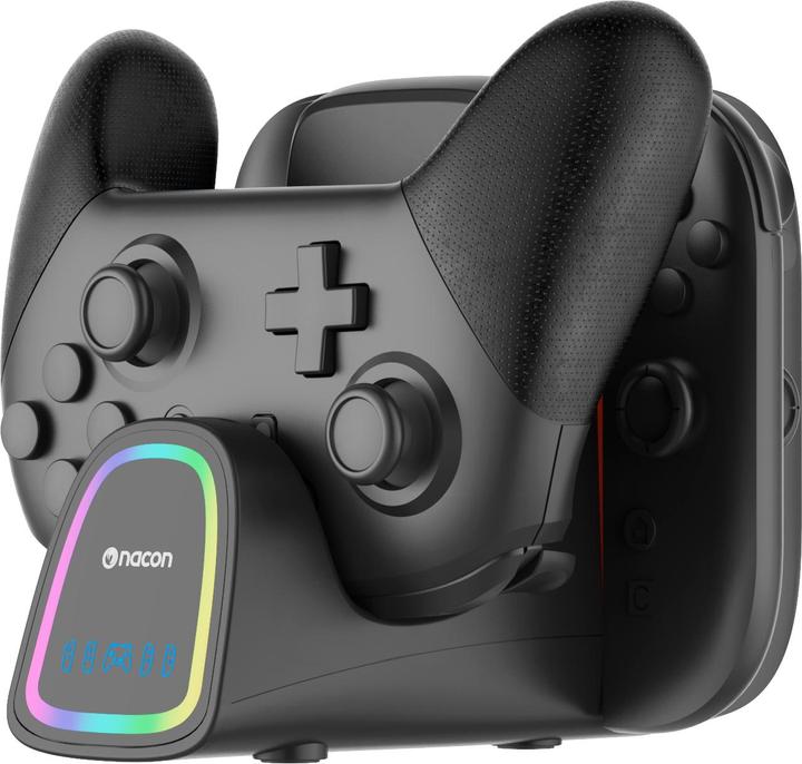 Bigben Ricarica 2 Joycon e 1 Controller PRO Switch 2 Big Ben (Switch 2)