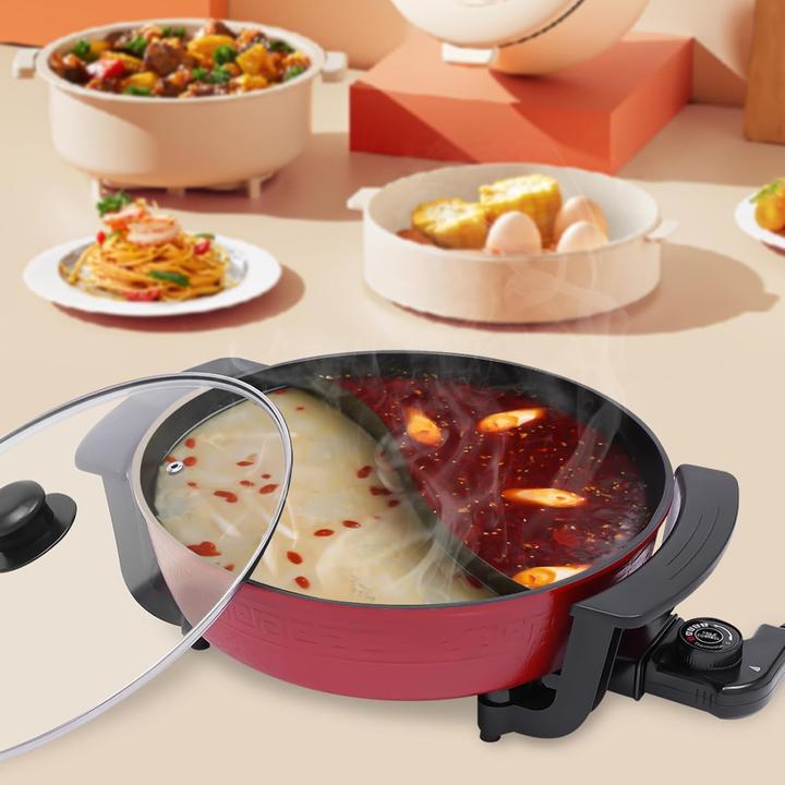 Produktbild Kolhgnse Elektrischer Doppel-Hotpot mit Deckel