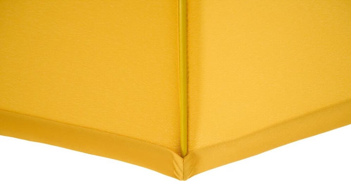 Actual product image Siena Garden Paolo centre pole parasol mustard Ø 270 cm (2.65 m)