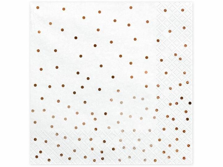 Immagine prodotto Partydeco Puntini oro rosa (20 x, 33 x 33 cm)