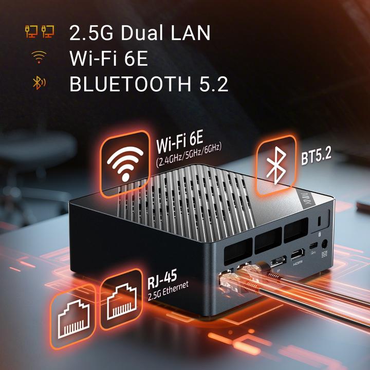 Produktbild Minix ER936-AI (1000 GB, 32 GB, AMD Ryzen AI 9 365)
