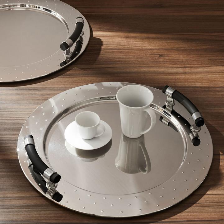 Produktbild Alessi Serviertablett silberfarben
