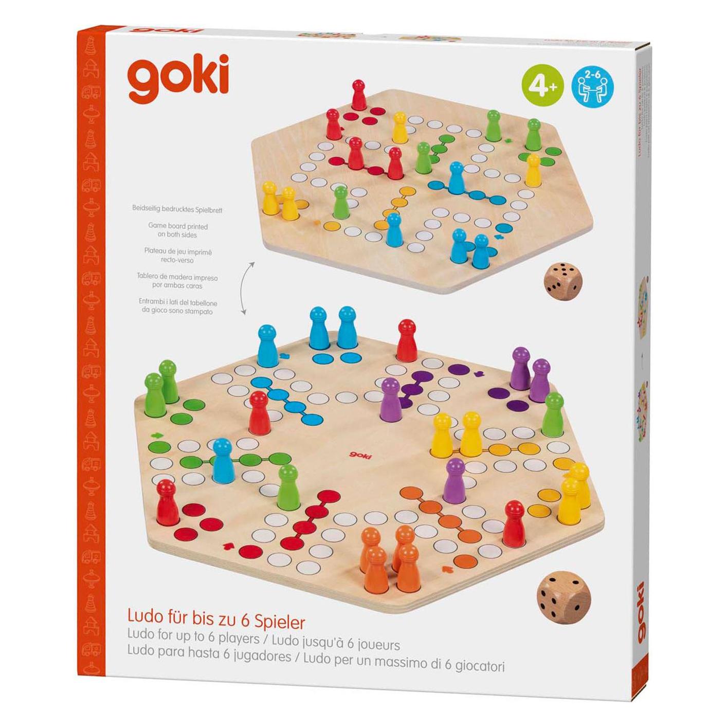 Goki Ludo (Meertalig, 2 - 6 Spelers)