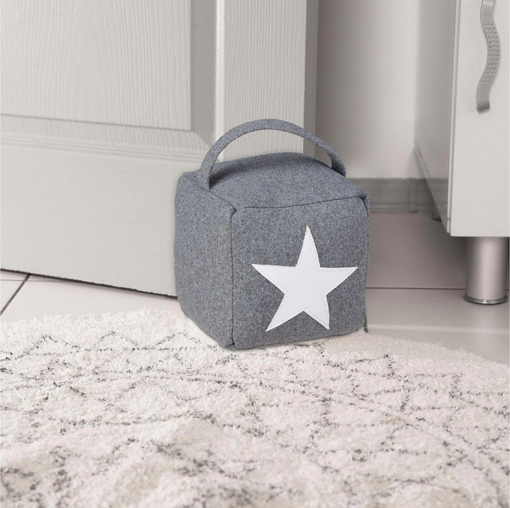Actual product image Relaxdays Star Doorstop with Handle (1 Piece, 15 x 15 x 20 cm)