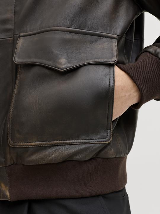 Actual product image Jack & Jones Lederjacke Lederjacke (S)