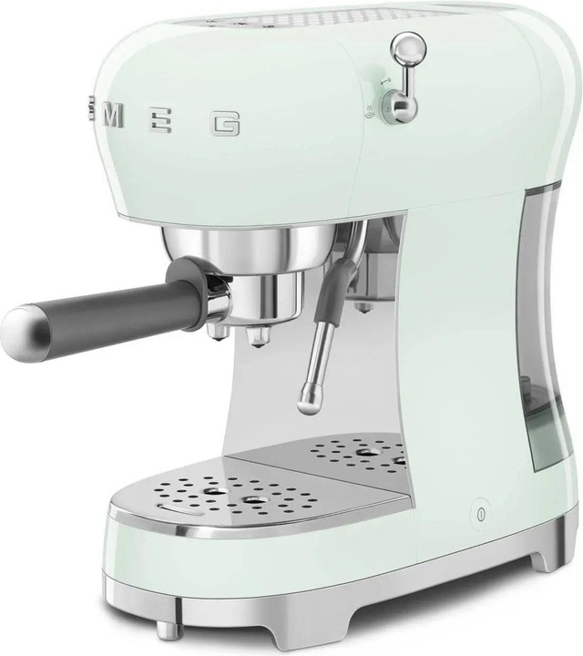 Actual product image Smeg ECF02PGEU Portafilter espresso/coffee machine Pastel green (EU plug)