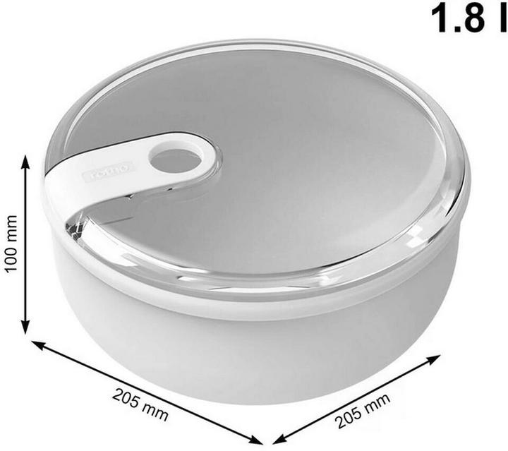 Produktbild Rotho Frischhaltedose rund 1,8 l ELA (1.80 l)