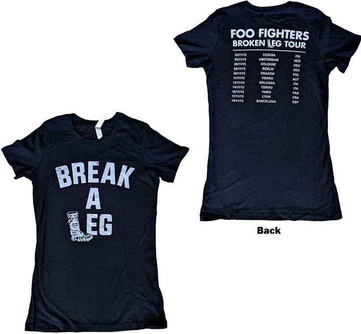 Produktbild Foo Fighters Break A Leg Back Print (Girlie) (M)