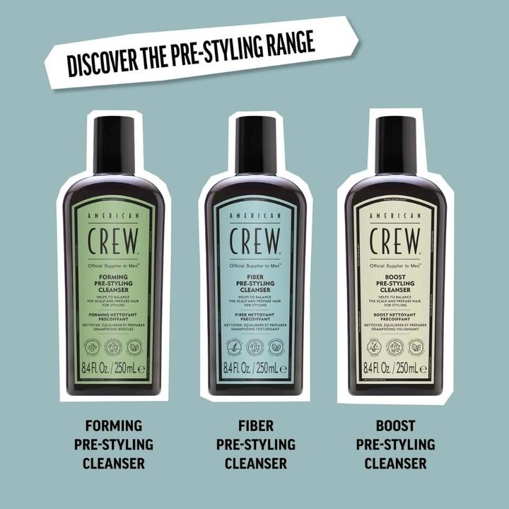 Actual product image American Crew Fiber Pre-Styling Cleanser, 250ml (Liquid shampoo, 250 ml)