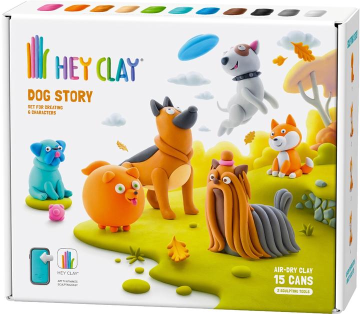 TM Toys Hey Clay Hunde 15 Dosen, d/e