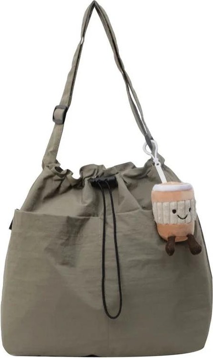 Only-Bags.Store Nylon Umhängetasche Leichtgewichtige Tasche Grosse Kapazität Pendler Tote Tasche Crossbody Tasche