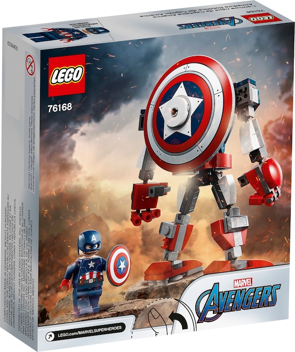 Actual product image LEGO Captain America Mech (76168, LEGO Marvel)