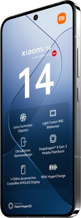 Produktbild Xiaomi 14 (512 GB, White, 6.36", Dual SIM, 5G)