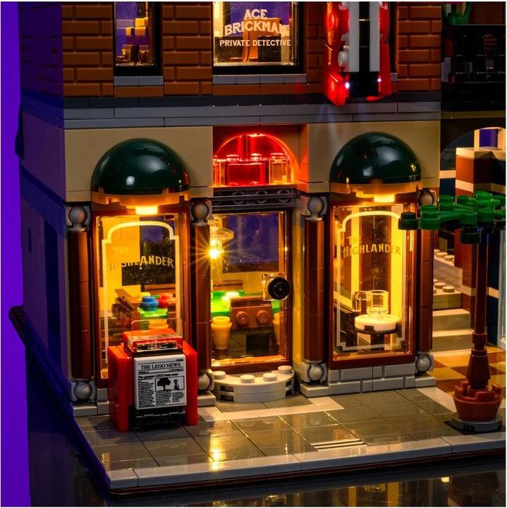Produktbild Light my bricks LMB 2.0 LED Licht Set für LEGO® 10246 Detektiv-Büro