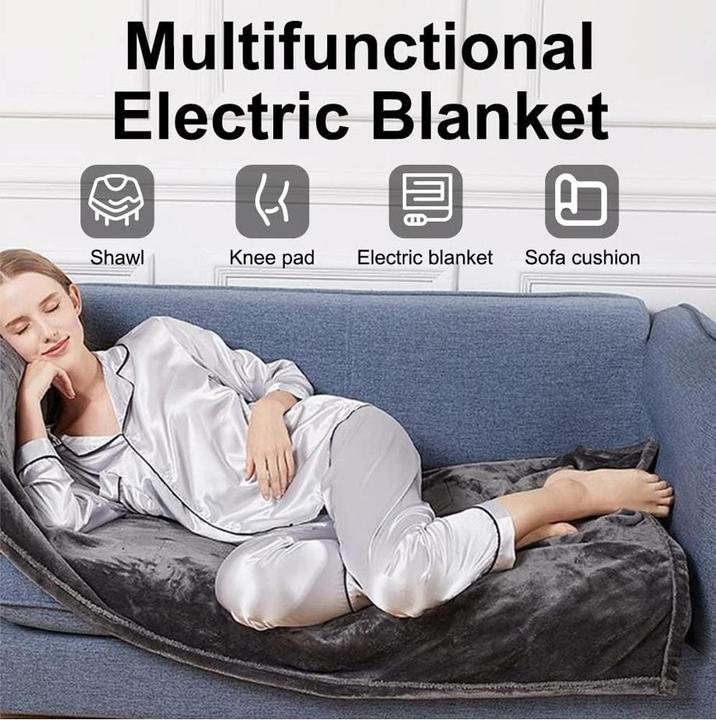 Immagine prodotto ASMI Coperta riscaldante in flanella con 3 livelli di riscaldamento 150x85cm (150 x 80 cm)