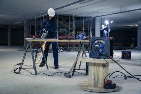 Productafbeelding Brennenstuhl Professionele CEE-kabelhaspel KD 3200 C1 met kantelbeveiliging rondom (30 m)