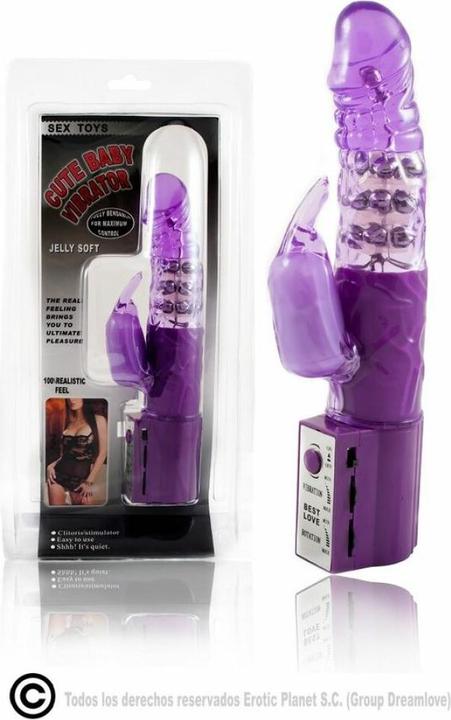 Actual product image Baile Lilac Rabbit Rotator Superstimulator