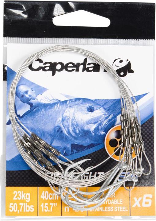 Immagine prodotto Caperlan Leader Resifight SW 7 Simple 4/0 23 kg 40 cm