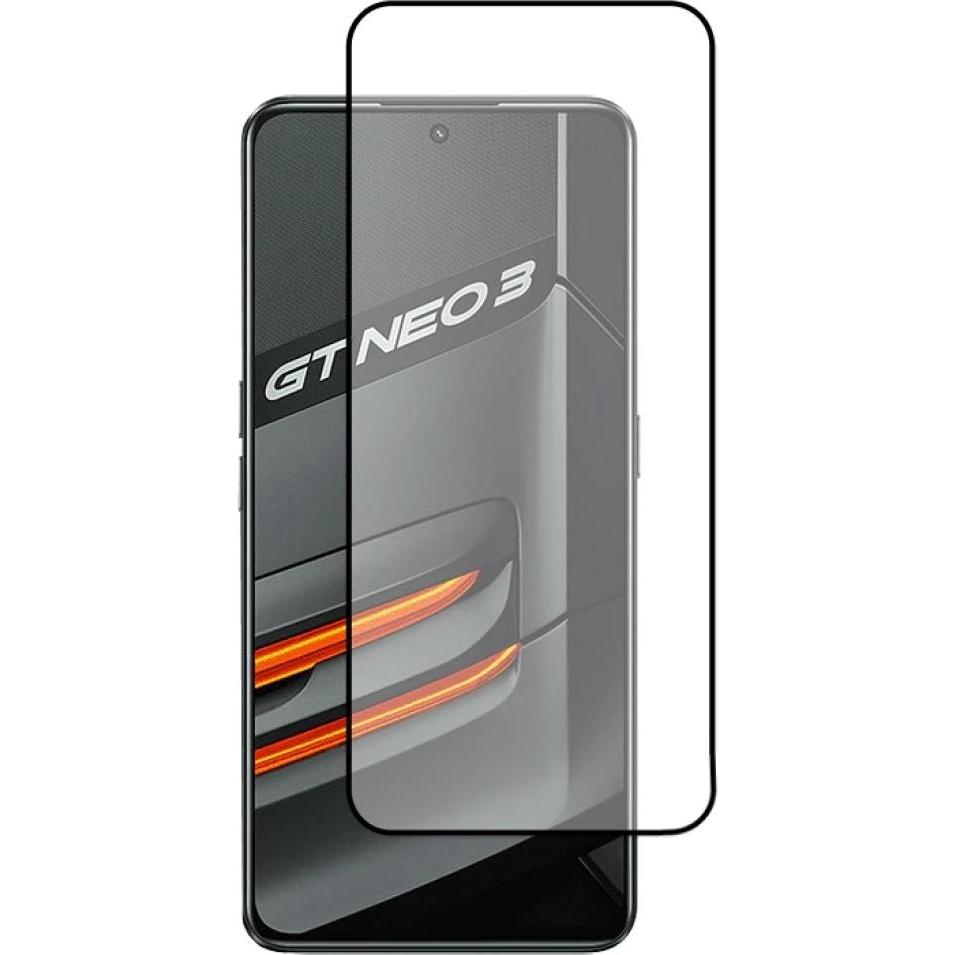Screenguard Realme GT Neo 3 Full Screen Panzerglas Schutzfolie 2.5D 9H (1 Stück, Realme GT Neo 3), Smartphone Schutzfoli...