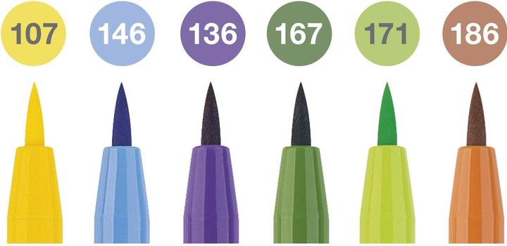 Produktbild Faber-Castell Filzstift Pitt Artist Pen Brush Summer vibes 6er Set (Summer Vibes, 6 x)