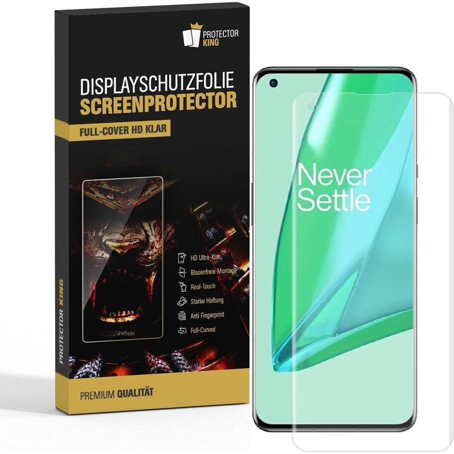Protectorking 6x Premium Displayschutzfolie 3D KLAR (6 Stück, OnePlus 9 Pro), Smartphone Schutzfolie