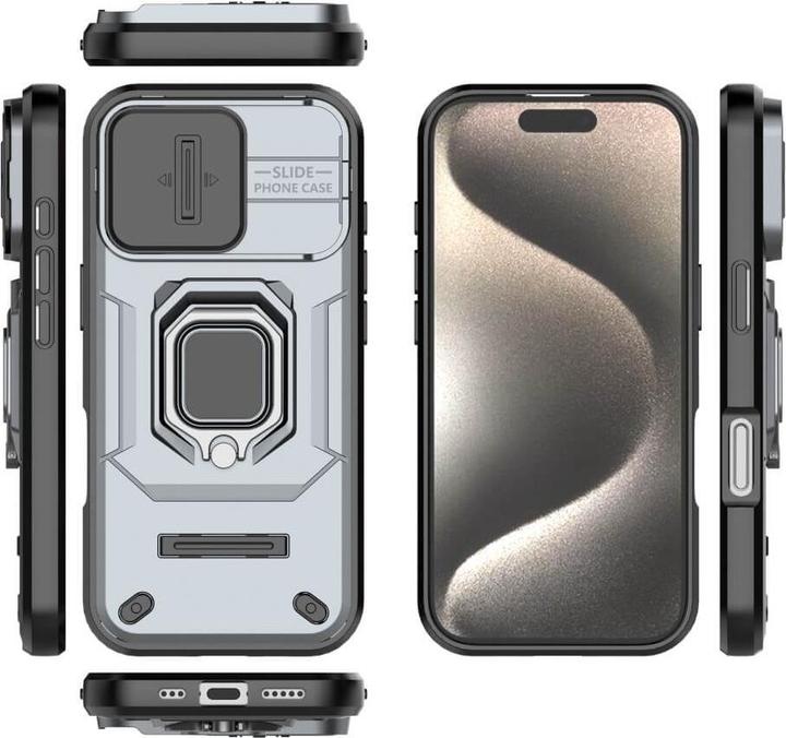 Produktbild Cover-Discount iPhone 16 Pro - Armor Case mit Kickstand (Apple iPhone 16 Pro)