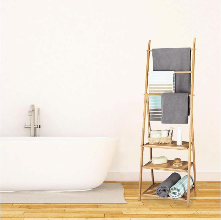 Actual product image Relaxdays Stand towel rail