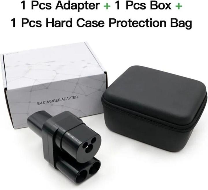 Actual product image iLike Car accessories EV Charge CCS2 Tesla Adapter 120A DC For Tesla DC Charging via CCS Combo 2