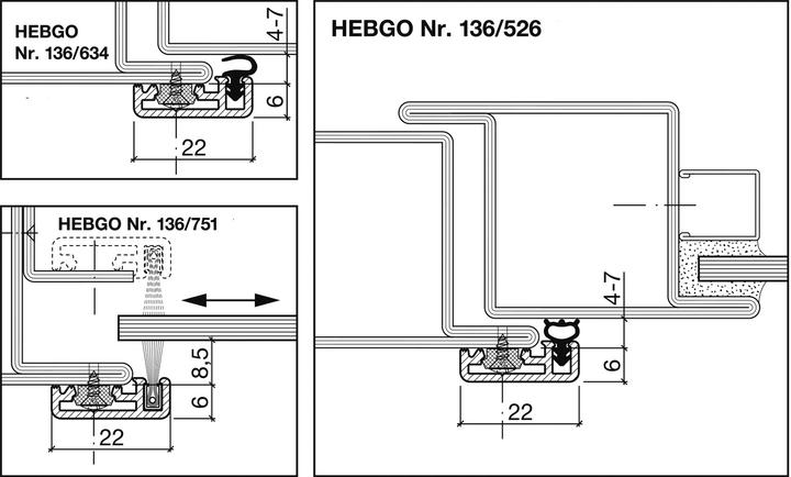 Image du produit Hebgo Profils d'appui 136
