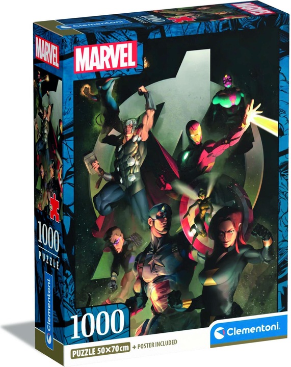 Immagine prodotto Clementoni MARVEL - Les Avengers - Puzzle 1000P (1000 pezzi)