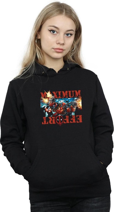 Immagine prodotto Deadpool Maximum Effort Felpa con Cappuccio Donna (S)